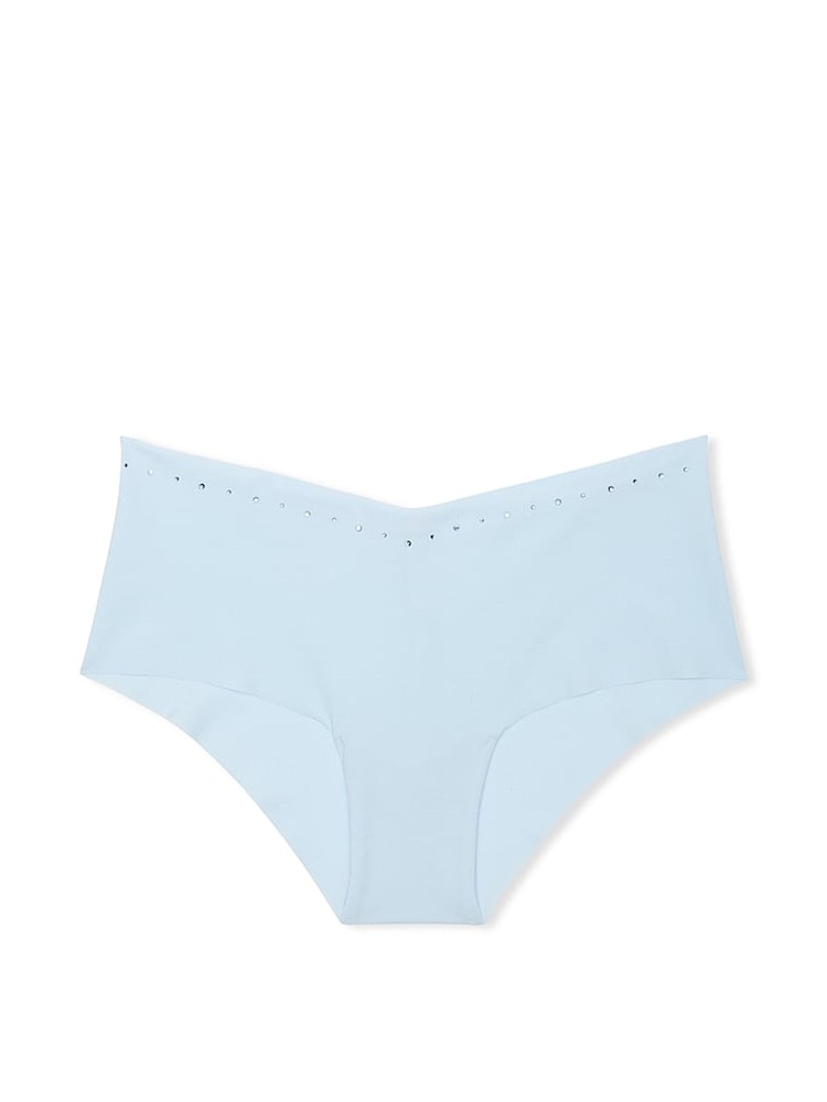Victoria's Secret Light Blue Cheeky Shine Trim Knickers - Image 3 of 3