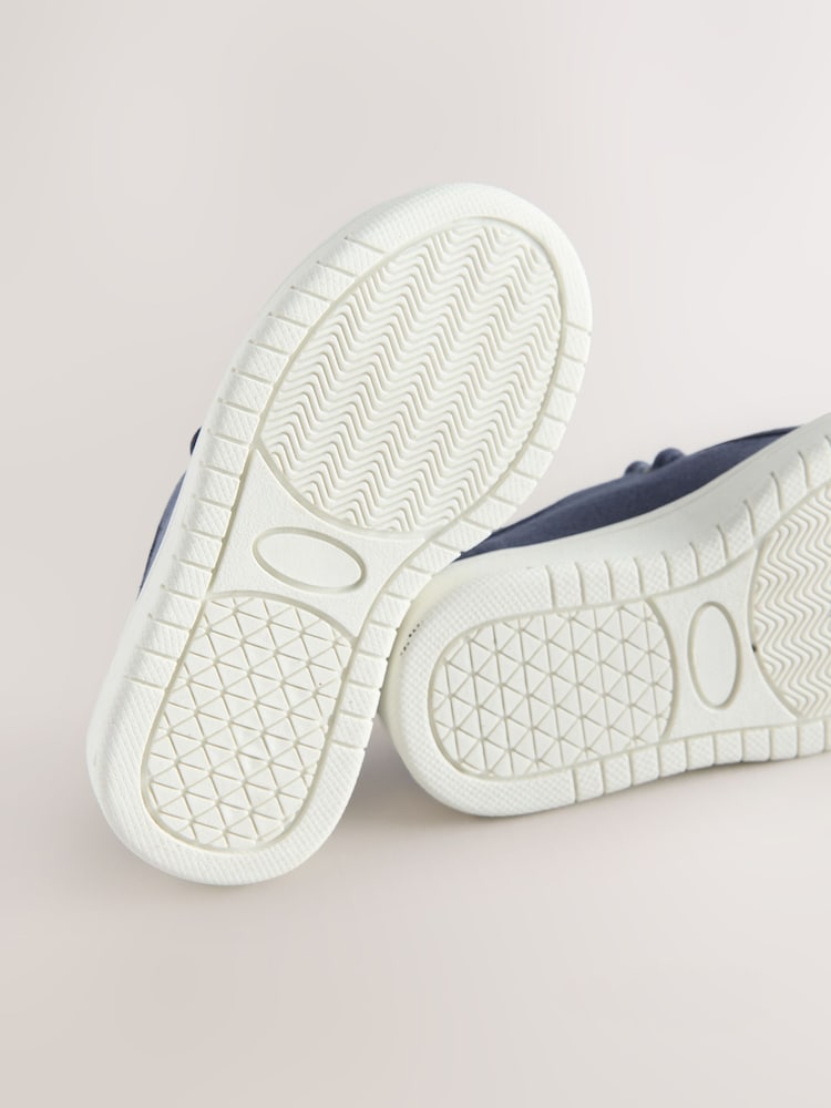 Navy - Canvas Boat Shoes - Image 5 of 5