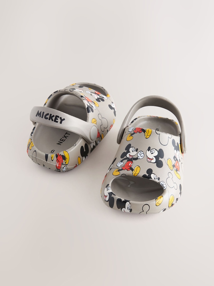 Серый - Шлепанцы с ремешком на спине Mickey Mouse - Изображение 1 5