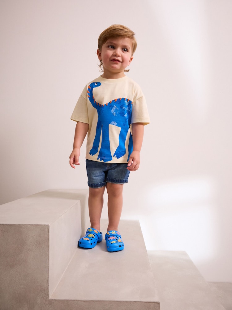 Blue Dinosaur Character Clogs - Image 2 of 9