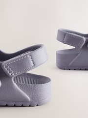 Purple Double Buckle Ankle Strap EVA Sandals - Image 3 of 7