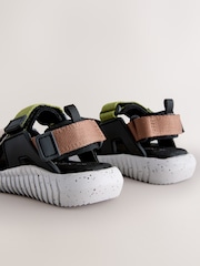 Grey/Black Utility Trekker Sandals - Image 3 of 5