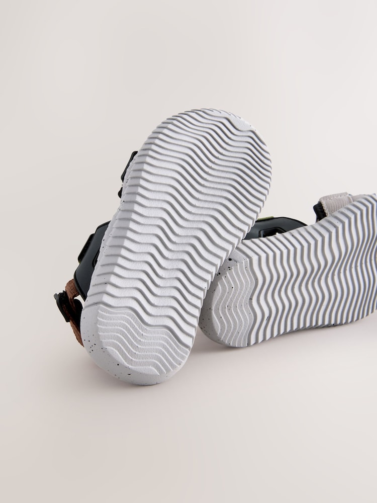 Grey/Black Utility Trekker Sandals - Image 5 of 5
