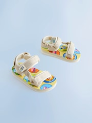 Neutral Bluey Adjustable Strap Trekker Sandals - Image 1 of 5