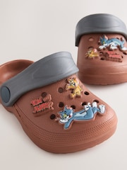 Brown Tom & Jerry Clogs - Image 3 of 5