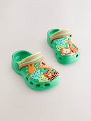Green Safari Character Clogs - Image 1 of 5
