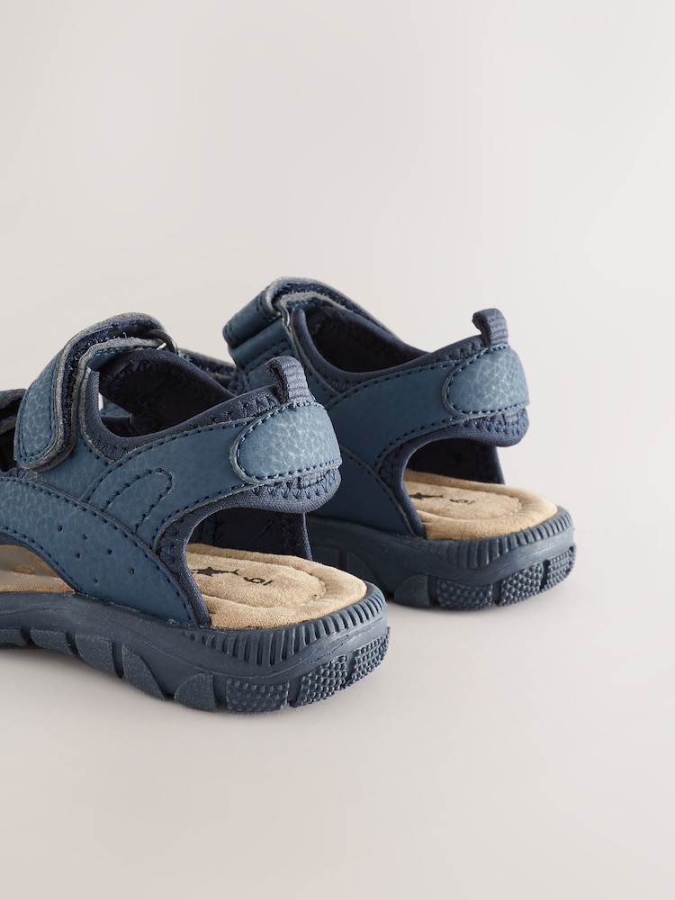 Navy Blue Trekker Walking Sandals - Image 3 of 6