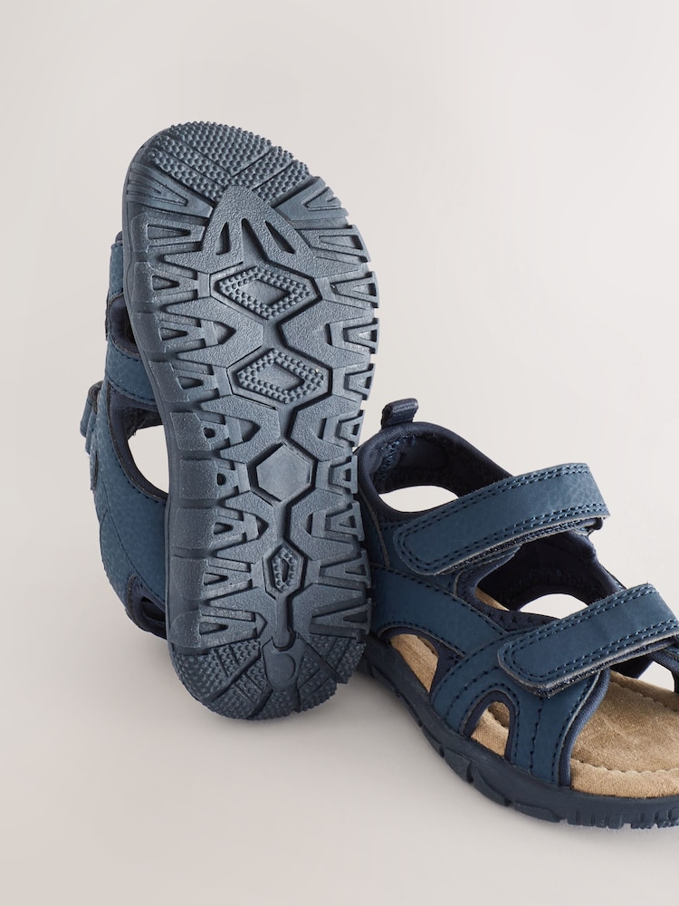 Navy Blue Trekker Walking Sandals - Image 4 of 6