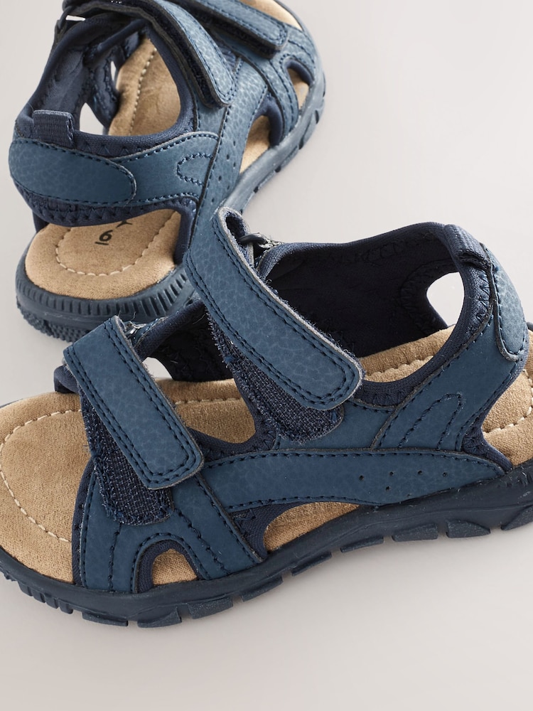 Navy Blue Trekker Sandals - Image 6 of 6