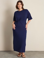 Live Unlimited Blue Waist T-Shirt Dress - Image 3 of 6