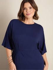 Live Unlimited Blue Waist T-Shirt Dress - Image 5 of 6