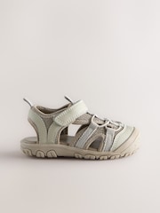 Neutral/Grey Bump Toe Trekker Sandals - Image 2 of 5