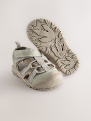 Neutral/Grey Bump Toe Trekker Sandals - Image 4 of 5