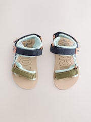Neutral/Blue Mickey Mouse Trekker Sandals - Image 3 of 6