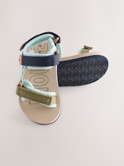 Neutral/Blue Mickey Mouse Trekker Sandals - Image 4 of 6