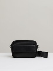 Reiss Black Norah Nylon Gabardine Camera Bag - Image 1 of 4