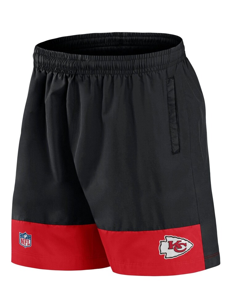 Fanatics NFL Kansas City Chiefs Woven Black Shorts - Image 2 of 3