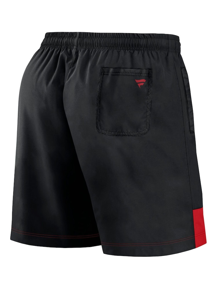 Fanatics NFL Kansas City Chiefs Woven Black Shorts - Image 3 of 3 Fanatics NFL Kansas City Chiefs Woven Black Shorts - Image 3 of 3