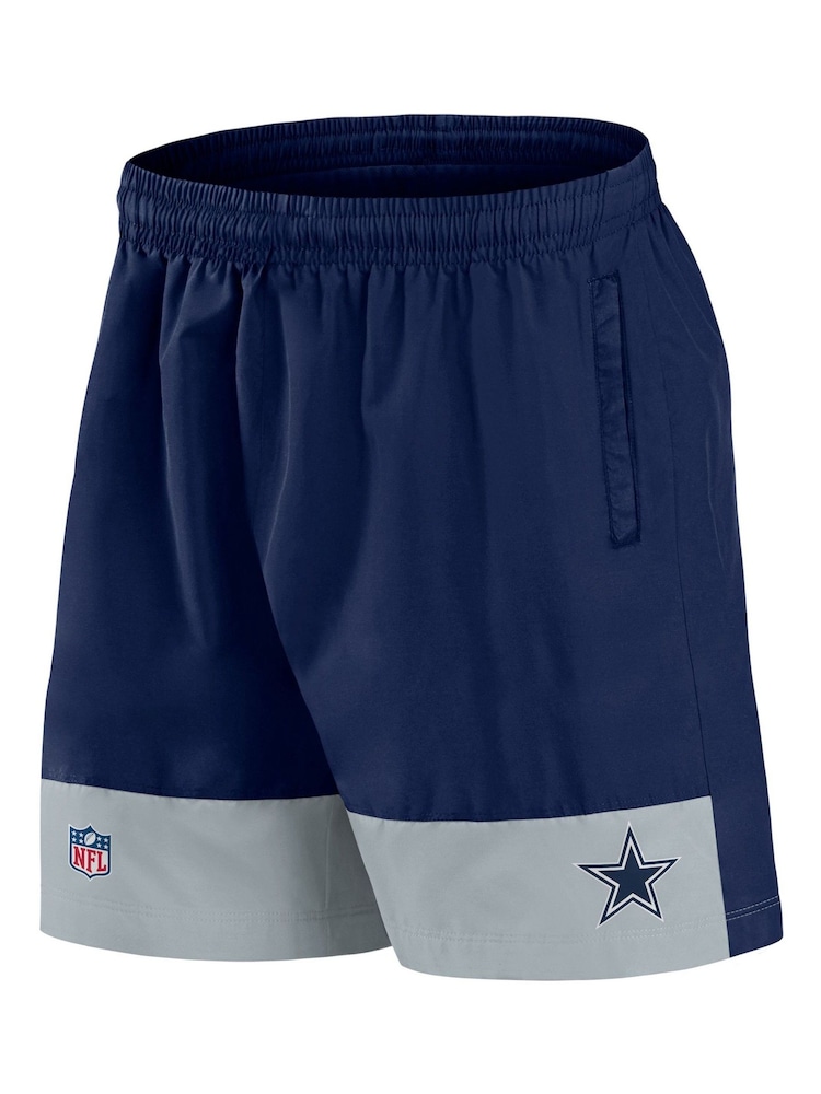 Fanatics Blue NFL Dallas Cowboys Woven Shorts - Image 2 of 3