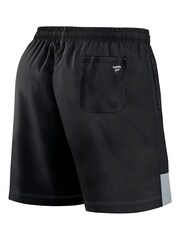 Fanatics NFL Las Vegas Raiders Woven Black Shorts - Image 3 of 3