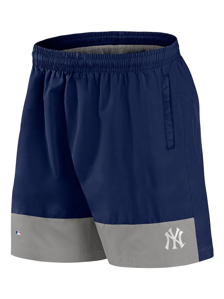 Fanatics Blue MLB New York Yankees Woven Shorts - Image 2 of 3