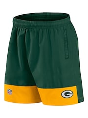 Fanatics Green NFL Bay Packers Woven Shorts - Image 2 of 3