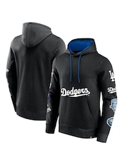 Fanatics MLB Los Angeles Dodgers Fanatics Fundamental Pullover Black Hoodie - Image 1 of 3