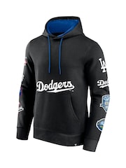 Fanatics MLB Los Angeles Dodgers Fanatics Fundamental Pullover Black Hoodie - Image 2 of 3