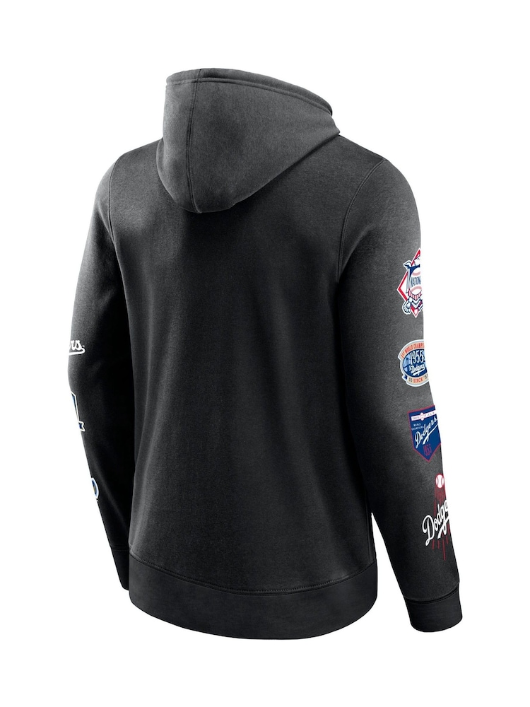 Fanatics MLB Los Angeles Dodgers Fanatics Fundamental Pullover Black Hoodie - Image 3 of 3