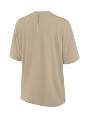 Fanatics Womens Oversized MLB Los Angeles Dodgers 100% Cotton Brown Jersey - Image 3 of 3
