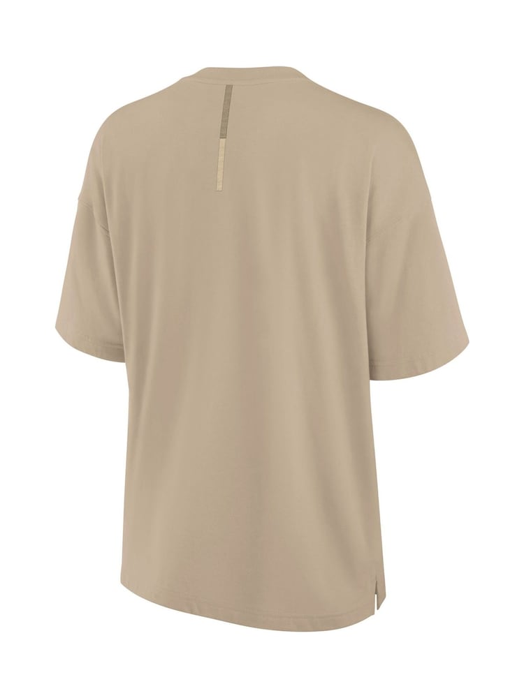 Fanatics Womens Oversized MLB Los Angeles Dodgers 100% Cotton Brown Jersey - Image 3 of 3