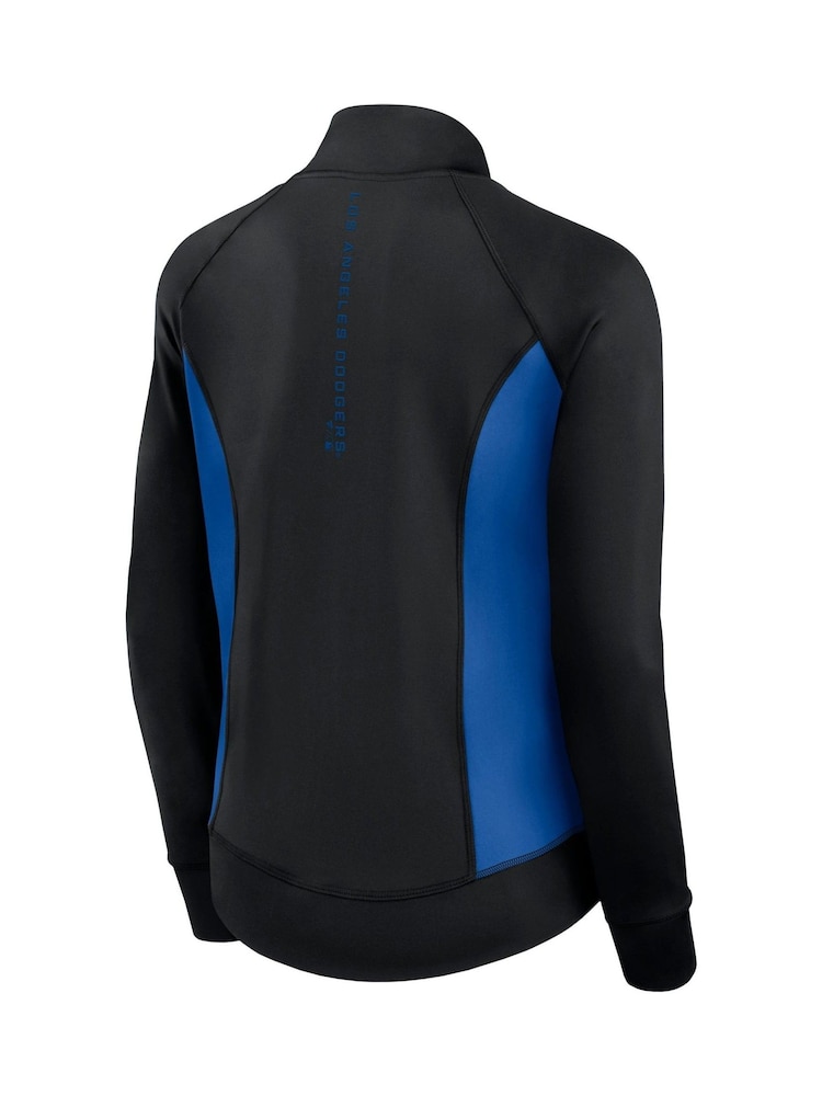 Fanatics Women MLB Los Angeles Dodgers Track Black Jacket - Image 2 of 3