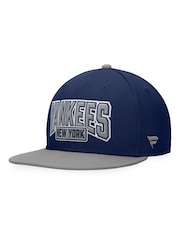 Fanatics Blue MLB New York Yankees Fundametal Retro Colourblocked Snapback Hat - Image 1 of 3