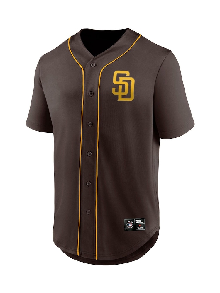 Fanatics MLB San Diego Padres Core Foundation Brown Jersey - Image 2 of 3