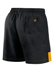 Fanatics NFL Pittsburgh Steelers Woven Black Shorts - Image 3 of 3