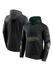 Fanatics MLB Oakland Athletics Fanatics Fundamental Pullover Black Hoodie - Image 1 of 3