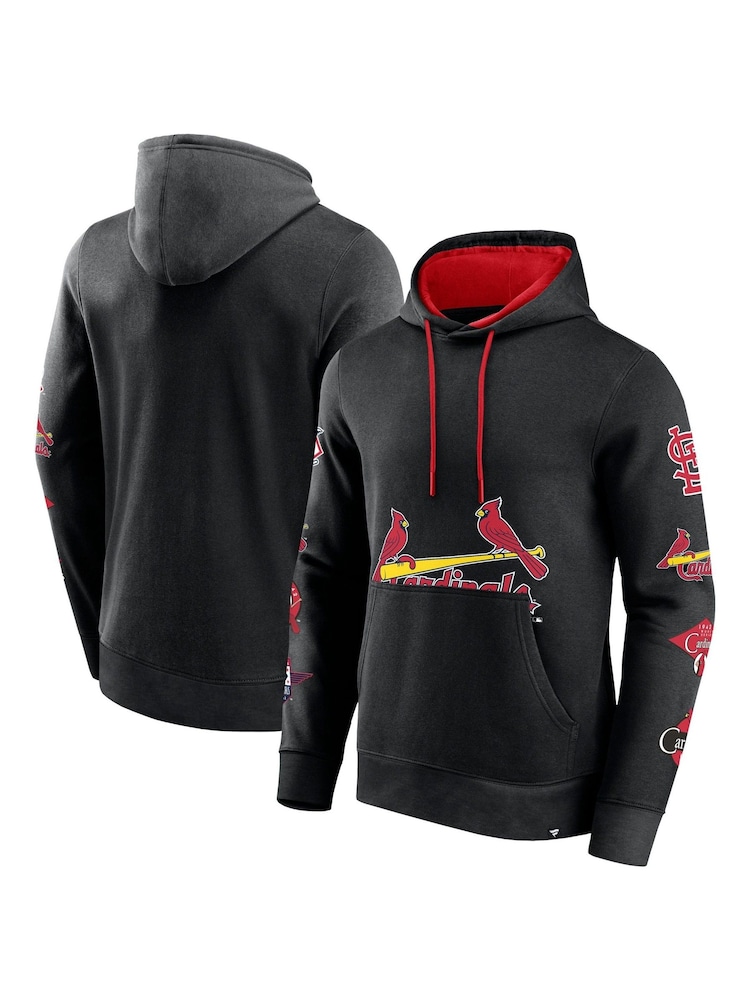 Fanatics MLB St. Louis Cardinals Fanatics Fundamental Pullover Black Hoodie - Image 1 of 3