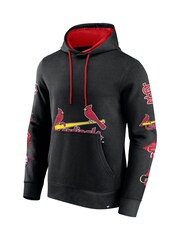 Fanatics MLB St. Louis Cardinals Fanatics Fundamental Pullover Black Hoodie - Image 2 of 3