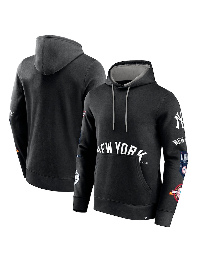 Fanatics MLB New York Yankees Fundamental Pullover Black Hoodie - Image 1 of 3