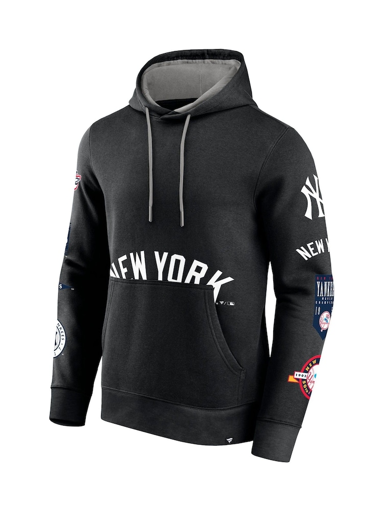 Fanatics MLB New York Yankees Fundamental Pullover Black Hoodie - Image 2 of 3