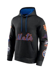 Fanatics MLB New York Mets Fanatics Fundamental Pullover Black Hoodie - Image 2 of 3