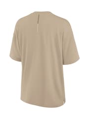 Fanatics Womens Oversized  MLB New York Yankees 100% Cotton Brown T-Shirt - Image 3 of 3