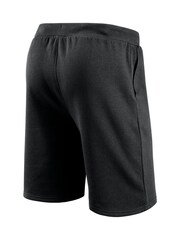 Fanatics NFL San Francisco 49ers Primary Logo Graphic Fleece Black Shorts - Image 3 of 3