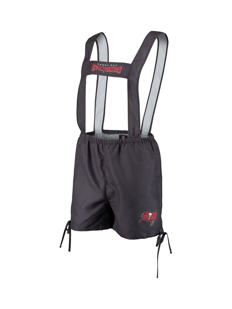 Fanatics Grey NFL Tampa Bay Buccaneers Lederhosen Shorts - Image 3 of 3 Fanatics Grey NFL Tampa Bay Buccaneers Lederhosen Shorts - Image 3 of 3