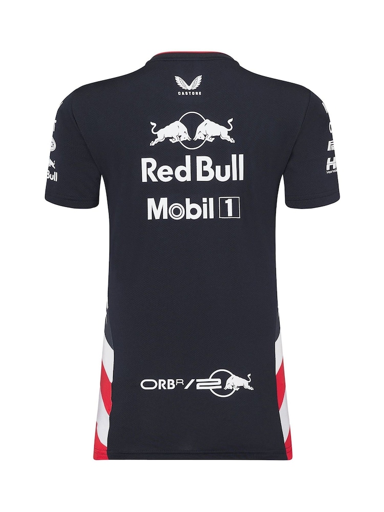 Fanatics Womens Blue F1 Red Bull Racing 2024 Team USA Race T-Shirt - Image 2 of 3