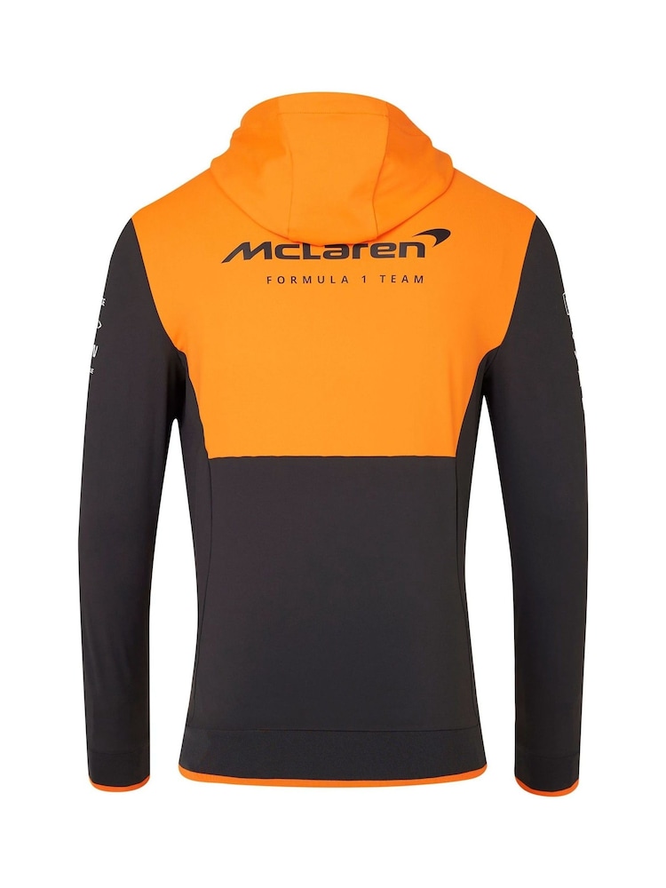 Fanatics Orange F1 McLaren 2024 Team Hooded Sweatshirt - Image 2 of 3