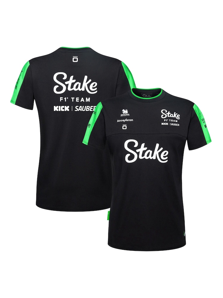 Fanatics Womens F1 Kick Sauber F1 2024 Team Black T-Shirt - Image 1 of 3