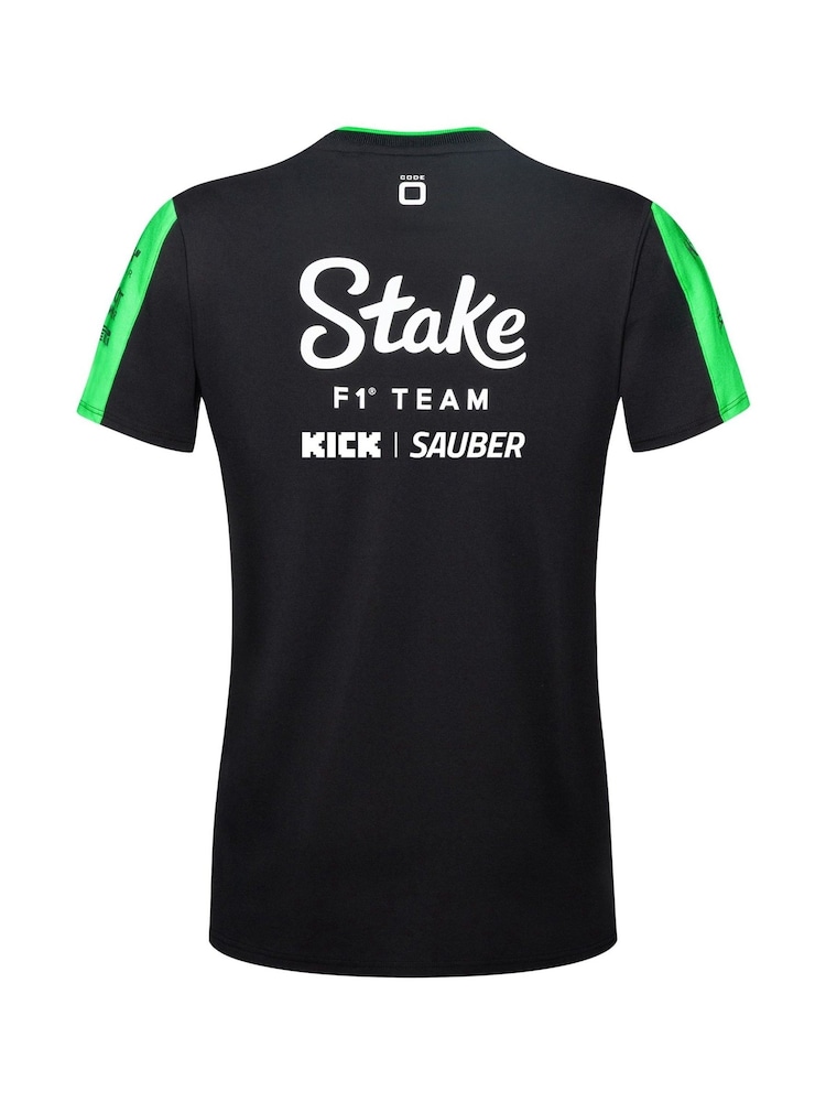 Fanatics Womens F1 Kick Sauber F1 2024 Team Black T-Shirt - Image 2 of 3