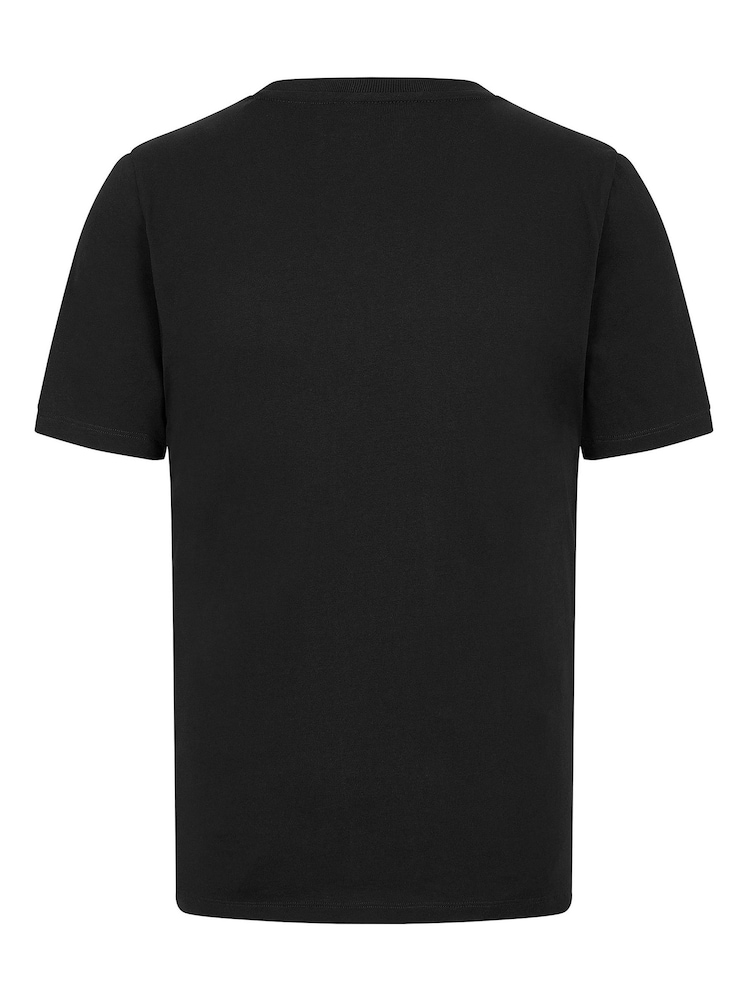 Fanatics F1 Mercedes AMG Petronas Small Logo 100% Cotton Black T-Shirt - Image 2 of 3
