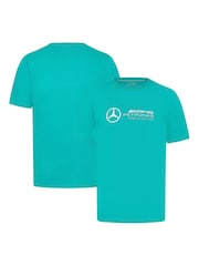 Fanatics Green F1 Mercedes AMG Petronas F1 Logo 100% Cotton T-Shirt - Image 1 of 3